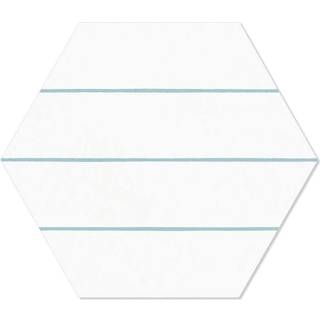Hexagon Klinker Porto Hex 25 Grå Linje2 25x22 cm
