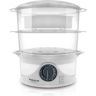 Taurus Steamers Dampkoger Salutecook 800W hvid