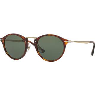 Persol Unisex PO3166S 24/31 Solbriller Acetat Skildpadde Grøn Pantos Normal