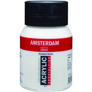 Amsterdam Akrylmaling 500 ml. Specialfarver Pearl White (817)