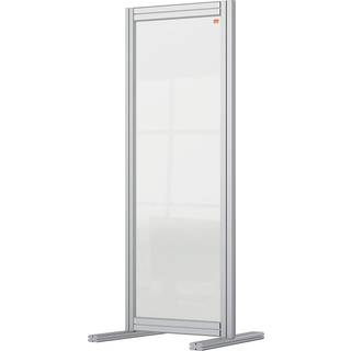 Nobo Premium Plus bordafskærming i klar akryl 40x100cm