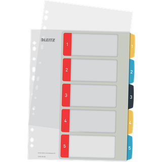 Leitz Leitz Cosy 1-5 printbart register, PP 12400000