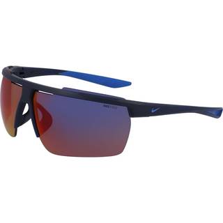Nike Unisex NIKE WINDSHIELD E CW4662 451 Solbriller Plast Blå Rød Firkantet Spejlet