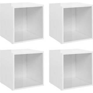 Tv-Bord 37X35X37 Cm Konstrueret Træ - 4 / Grå