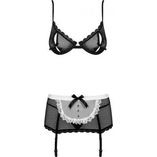 Obsessive Maidme - stuepige kostumesæt (6 dele) - L/XL