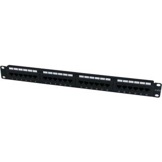 STARTECH 24 Port 1U Rackmount Cat 6 110 Patch Panel