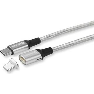eSTUFF Magnetisk USB-CC kabel 2m grå