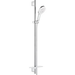 GROHE RSH SmAct brusestg.sæt 3 sprays, Br.st. 900 mm, m. vægholdere, Silverflex br.slang