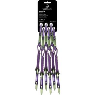 Wild Country Session Quickdraw Express-sæt størrelse 12 cm - 6-Pack farve kulørt