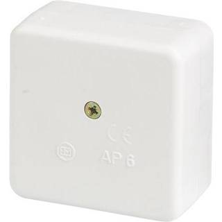 ABB Forgreningsdåse AP6 hvid med plint IP20