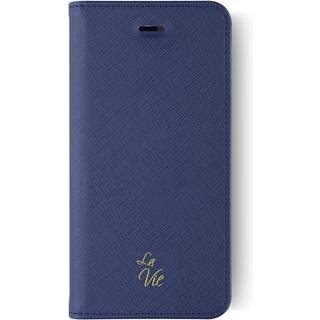 La Vie Fashion Folio cover, iPhone X/XS, Mørkeblå