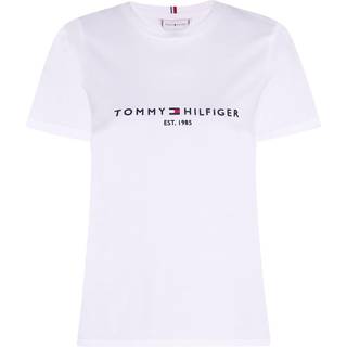 Tommy Hilfiger Heritage brand dame t-shirt - Hvid - Str. XS - Modish.dk