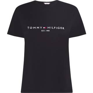 Tommy Hilfiger Heritage brand dame t-shirt - Sort - Str. XL - Modish.dk