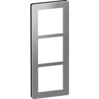 LK FUGA Pure 66 Design ramme 3x1 modul, stål