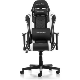 DXRacer PRINCE L Sort &amp; Hvid PVC Læder