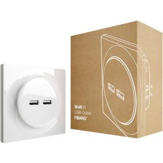 Fibaro Walli N USB Outlet White