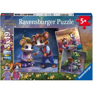 Ravensburger Puslespil Musse & Helium, 3X49 Brikker