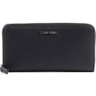 Large Zip Around Wallet - Calvin Klein - Black - Women - One Size - Black - One Size