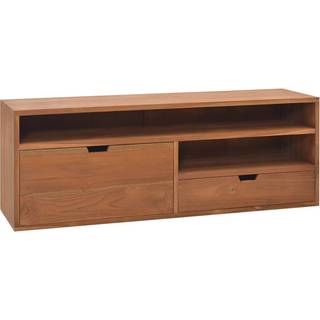 tv-skab 110x30x40 cm massivt teaktræ