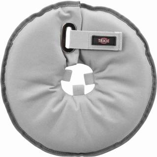 Trixie Protective collar polyester/foam M: 38-42 cm/21.5 cm grey