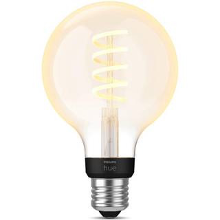Philips hue led globepære wa e27 7w klar filament