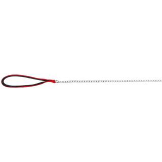 Trixie Chain lead with nylon hand loop XS-S: 1.10 m/2.0 mm black