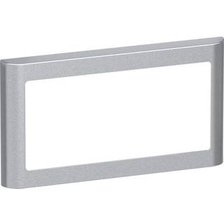LK FUGA Soft 63 Design ramme 2 modul vandret, stålmetallic