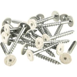FibroTech træbetonskrue ph2 5.0x45 mm, RAL 9003 hvid - 100 stk.