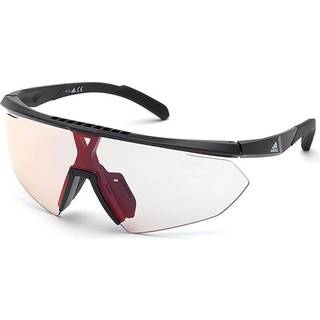 Adidas SP0015 01C 144 Solbriller Mænd Black - Black Gloss - 144mm