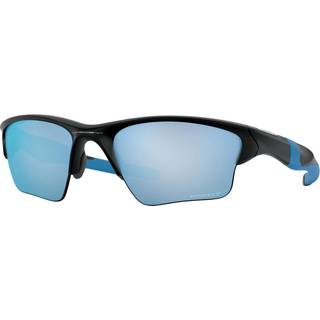 Oakley Mand OO9154 HALF JACKET 2.0 XL 915467 Solbriller O_matter Sort Blå Firkantet Polariseret Prizm