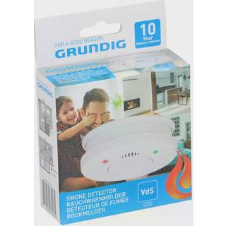 Grundig Røgalarm med høj sirene 85 dB - Beskyt dit hjem eller din virksomhed