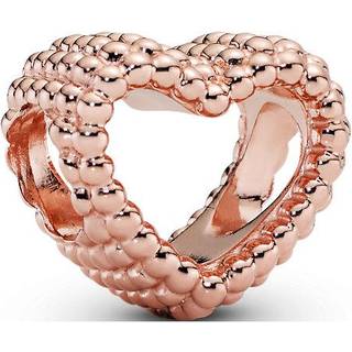 Pandora Rose Gold Beaded Heart Charm