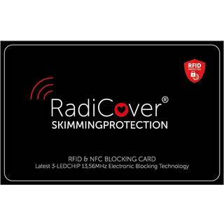 RADICOVER Skim-Block Kort 3-Led RFID NFC Skimmingbeskyttelse - På lager i butik