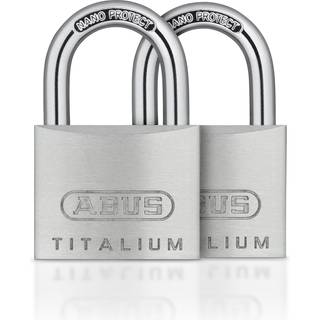 ABUS hængelås Titalium 64TI/30 Twins Blister