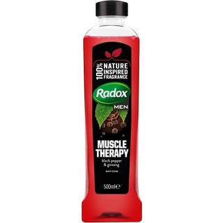 Radox Men Muscle Therapy Badeskum Black Pepper & Ginseng 500 ml - 500 ml
