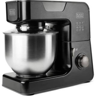 Black & Decker Køkkenmaskine Stand Mixer 1000W Black