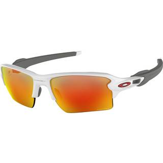 Oakley Flak 2.0 XL (Prizm Ruby) Str. One Size Hvid / Rød
