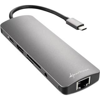Sharkoon USB 3.0 Type C Combo Adapter - docking station - HDMI