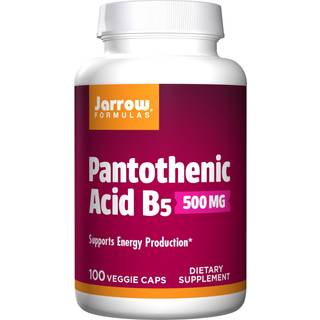 Pantothensyre B5, 500mg - 100 kapsler