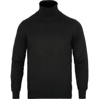 Gran Sasso Merino Fashion Fit Rollneck Black