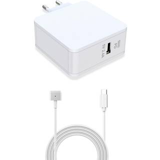 USB-C oplader MacBook-2 (60W, MagSafe) | Hvid