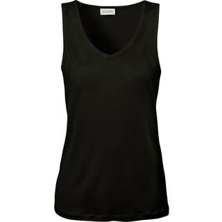 Damella Silk Tank Top - Black - X-Large