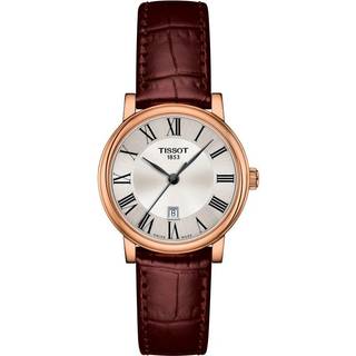Tissot T122.210.36.033.00 Carson Sølvfarvet/Læder Ø30 mm