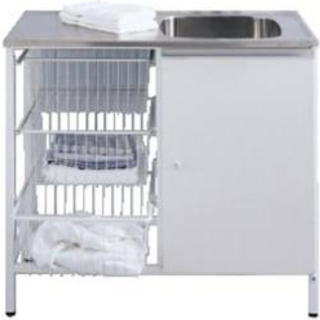Contura CABL 10 Vaskebord hvid, med 2 skabe Venstre
