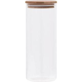 Opbevaringsglas Med Bambuslåg - 6 / 1000 ml