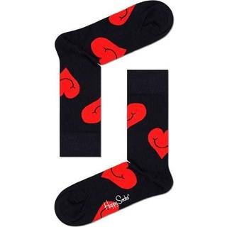 Happy Socks Jumbo Smiley Heart - Black pattern-2 - Str 41/46