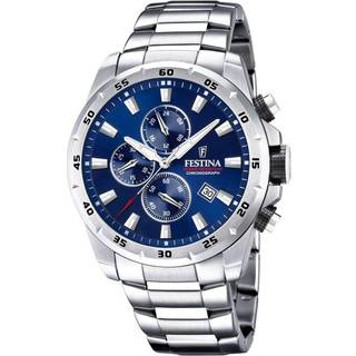 Festina F20463-2 Blå/Stål Ø45 mm