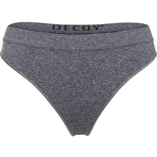 Decoy G-streng trusser, sømløse, grå, str. XL