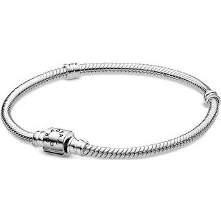 Pandora 598816C00 Silber Damen-Armband Schlangenkette Moments Barrel Clasp