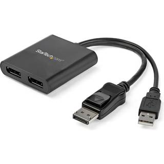 STARTECH DisplayPort to DisplayPort Multi-Monitor Splitter - 2-Port MST Hub